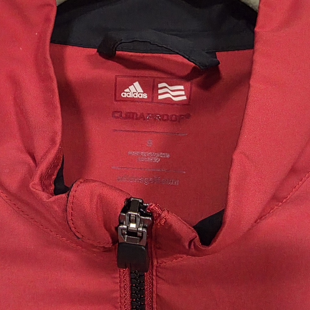 Red Addidas Midweight Pullover Jacket - image 2